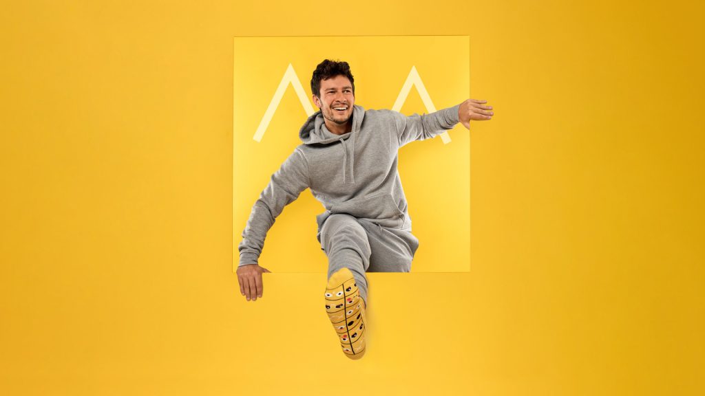 Skarpetki wzór żółte miny - zdjęcie 1