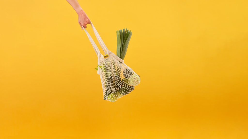 torba paryżanka na zakupy, biała