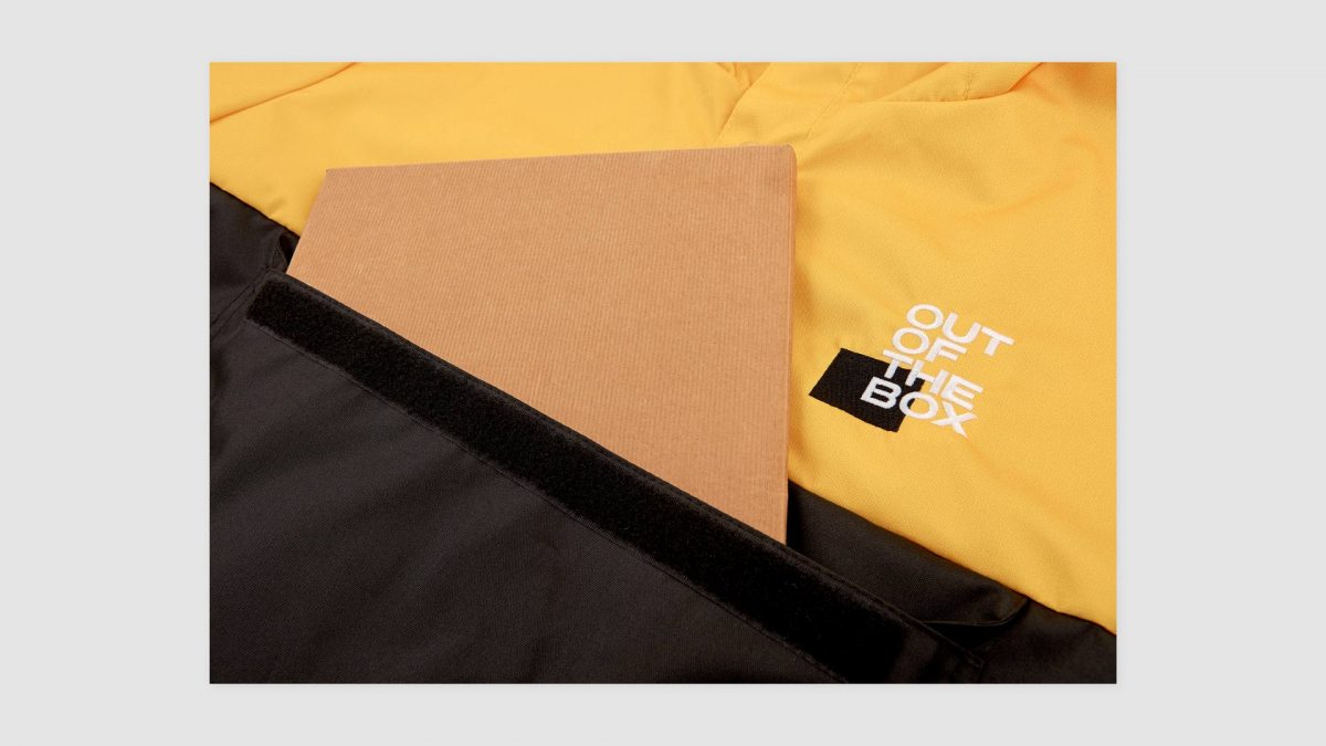 złożona paczkokurtka