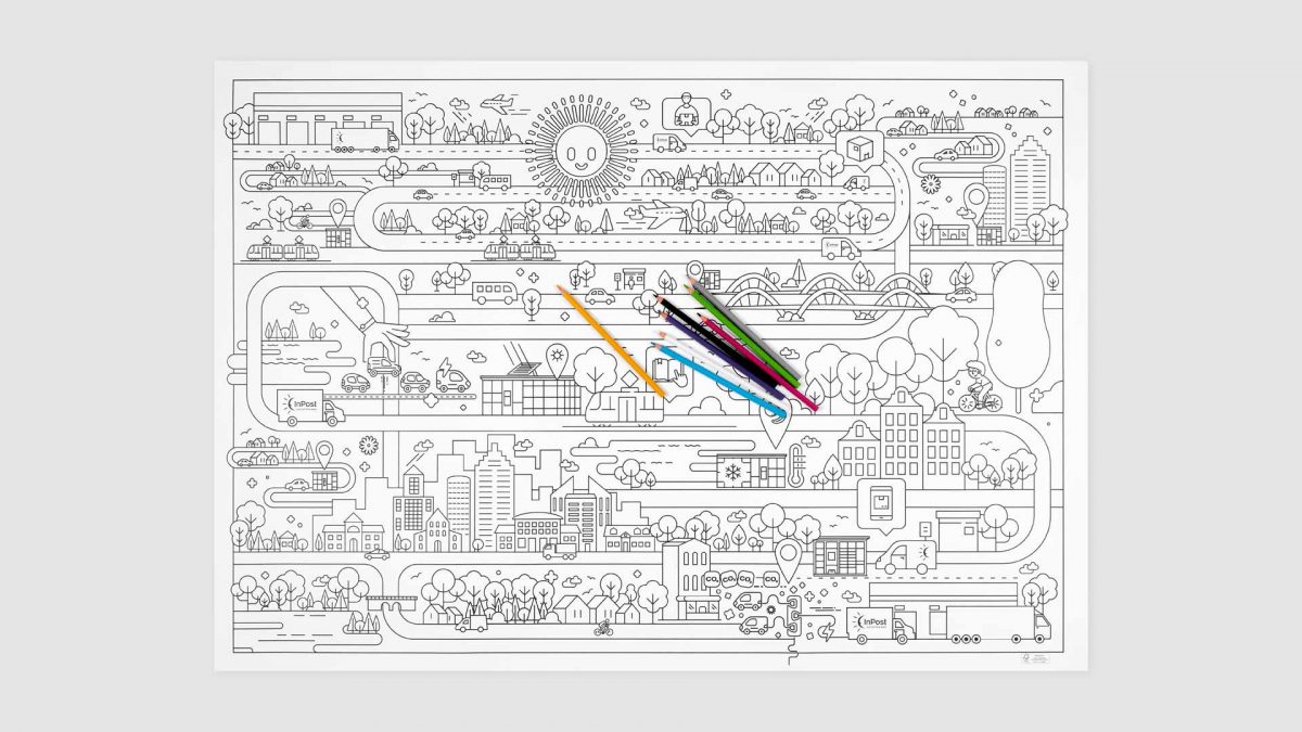 kolorowanka i kredki