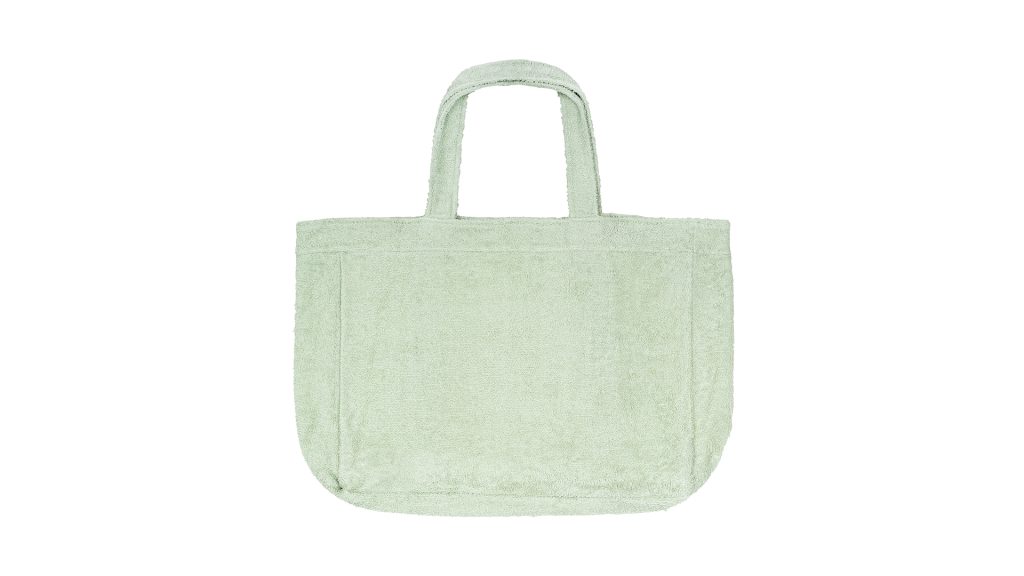 Torba frotte beż-mięta Next Day Anywhere - zdjęcie 3